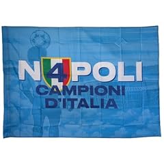 Bandiera napoli scudetto usato  Spedito ovunque in Italia 
