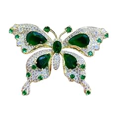 Crystal butterfly brooch for sale  Delivered anywhere in UK