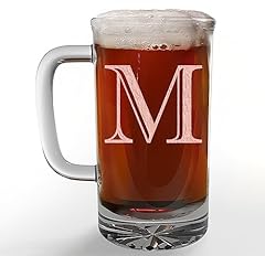 Etched monogram 16oz for sale  Delivered anywhere in USA 