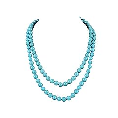 Fuqimanman2020 long turquoise for sale  Delivered anywhere in USA 