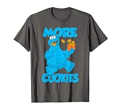 Sesame Street Cookie Monster More Cookies T-Shirt for sale  Delivered anywhere in USA 