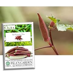 Red burgundy okra for sale  Delivered anywhere in USA 