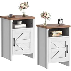Jummico farmhouse nightstand for sale  Delivered anywhere in USA 