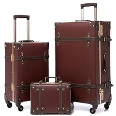 Urecity vintage luggage for sale  Delivered anywhere in USA 