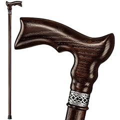 Hand Carved Ergonomic Wooden Walking Cane for Men and for sale  Delivered anywhere in Canada