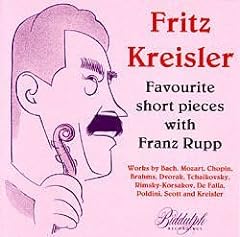 Fritz Kreisler: Favourite Short Pieces with Franz Rupp for sale  Delivered anywhere in Canada