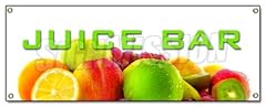 Juice bar banner for sale  Delivered anywhere in USA 