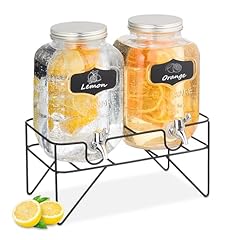 Relaxdays dispenser vetro usato  Spedito ovunque in Italia 