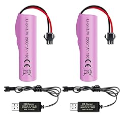 2pcs 3.7v 2000mah usato  Spedito ovunque in Italia 