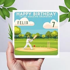 Cricket birthday card for sale  Delivered anywhere in UK