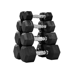 Hex dumbbells rubber for sale  Delivered anywhere in USA 