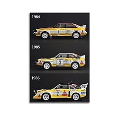 Car posters audi for sale  Delivered anywhere in UK