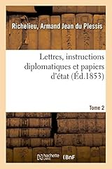 Lettres instructions diplomati d'occasion  Livré partout en France