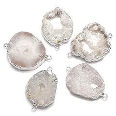 5pcs natural druzy for sale  Delivered anywhere in USA 