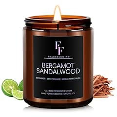 Bergamot sandalwood candle for sale  Delivered anywhere in USA 
