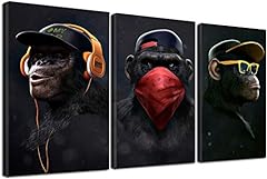 Wise monkeys canvas for sale  Delivered anywhere in Ireland