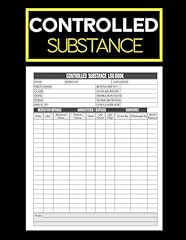 Controlled substance log for sale  Delivered anywhere in USA 