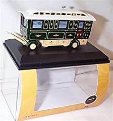 oxford Showmans Caravan Green Trailer vehicle 1:76 for sale  Delivered anywhere in Ireland