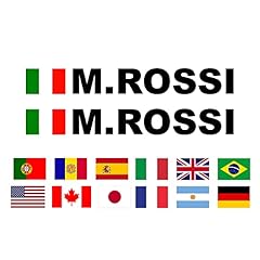 Grafica coppia adesivi usato  Spedito ovunque in Italia 
