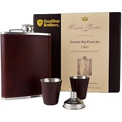 Men leather flask for sale  Delivered anywhere in USA 