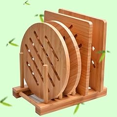 Bamboo trivet kitchen for sale  Delivered anywhere in USA 