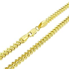 Nuragold 10k Yellow Gold 5mm Franco Chain Box Square for sale  Delivered anywhere in USA 