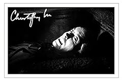Christopher lee signed for sale  Delivered anywhere in UK