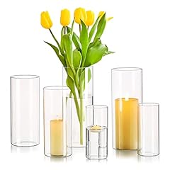 Glass cylinder vases for sale  Delivered anywhere in USA 