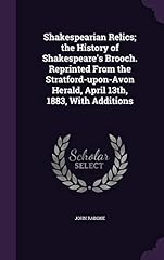 Shakespearian relics history for sale  Delivered anywhere in UK