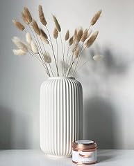 Vaso bianco ceramica usato  Spedito ovunque in Italia 