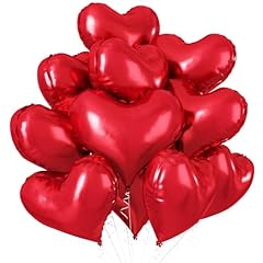 Red heart balloons for sale  Delivered anywhere in UK