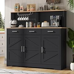 Black buffet sideboard for sale  Delivered anywhere in USA 