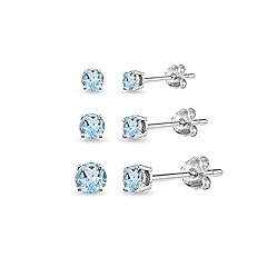 Blue topaz earrings for sale  Delivered anywhere in USA 