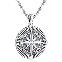 Eusense compass necklace for sale  Delivered anywhere in Ireland
