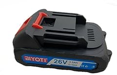 Batteria biyoti 26v usato  Spedito ovunque in Italia 
