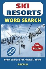 Ski resorts word for sale  Delivered anywhere in UK