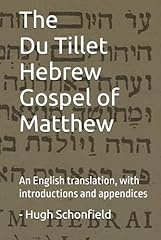 Tillet hebrew gospel for sale  Delivered anywhere in UK