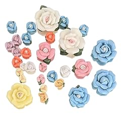 Porcelain roses embellishments for sale  Delivered anywhere in USA 