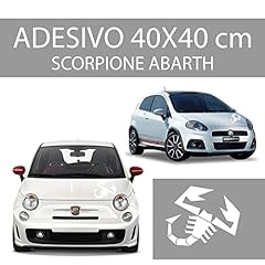 Adesivo scorpione abarth usato  Spedito ovunque in Italia 