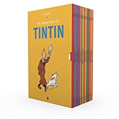 Tintin paperback boxed for sale  Delivered anywhere in USA 