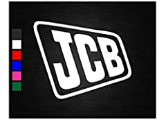 Jcb logo vinyl for sale  Delivered anywhere in UK