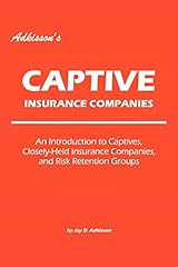 Adkisson captive insurance for sale  Delivered anywhere in USA 