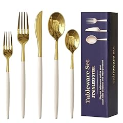 Gold tableware set for sale  Delivered anywhere in UK