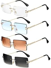Pairs rimless rectangle for sale  Delivered anywhere in USA 