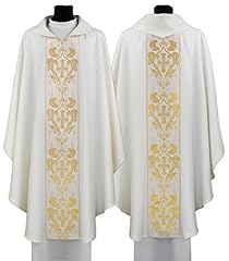 Cream gothic chasuble for sale  Delivered anywhere in USA 