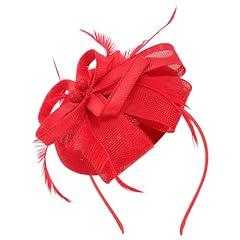 Minkissy red fascinator for sale  Delivered anywhere in UK