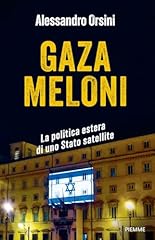 Gaza meloni. politica usato  Spedito ovunque in Italia 