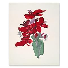Red canna print for sale  Delivered anywhere in USA 