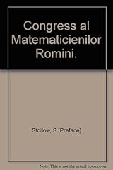 Congress matematicienilor romi for sale  Delivered anywhere in UK