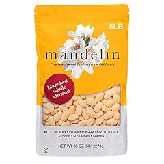 Mandelin blanched whole for sale  Delivered anywhere in USA 